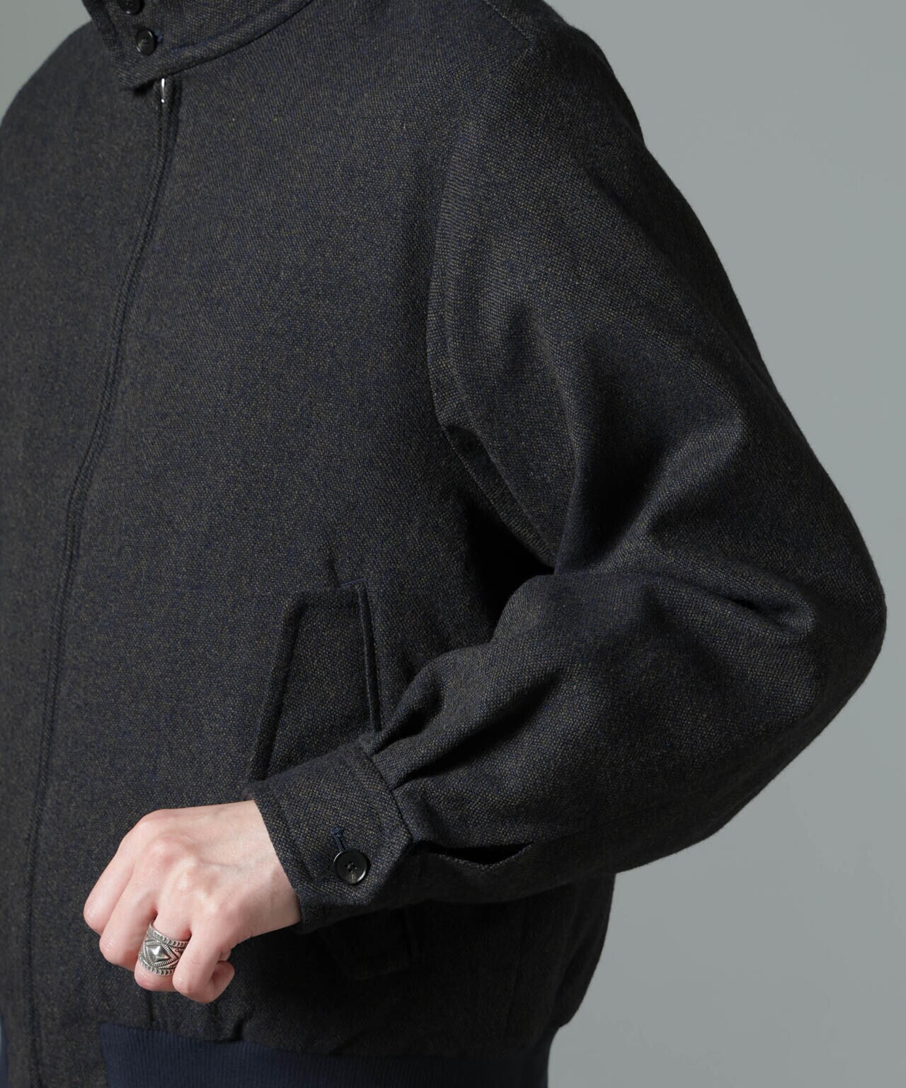 ツイードハリントンジャケット 6684212215