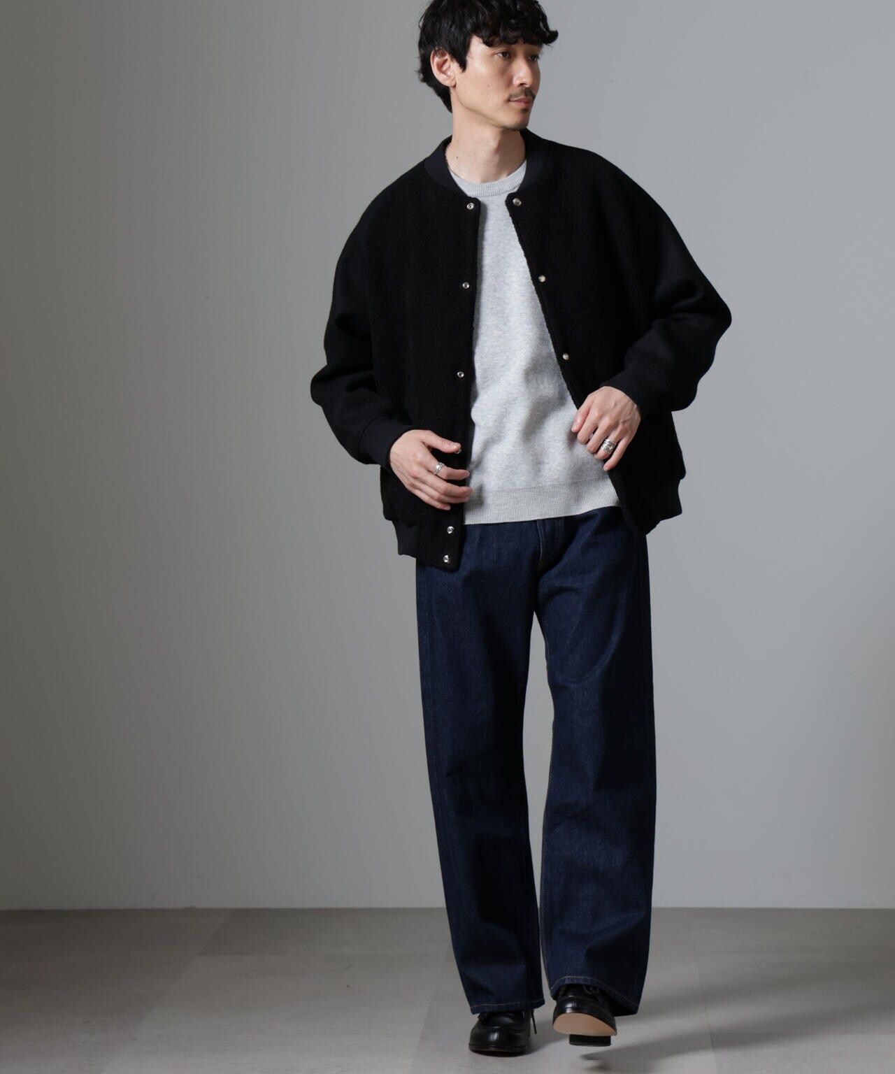 ブークレーパネルバーシティージャケット 6684212218