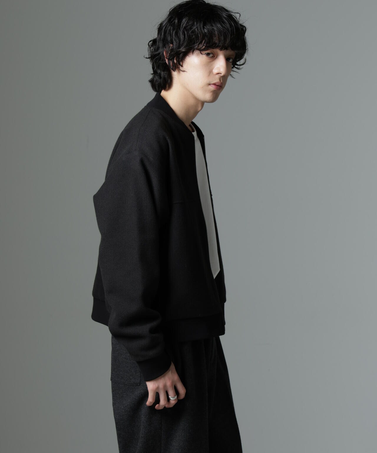 「NJ/CLUB」 メルトンカルゼブルゾン 6684212233