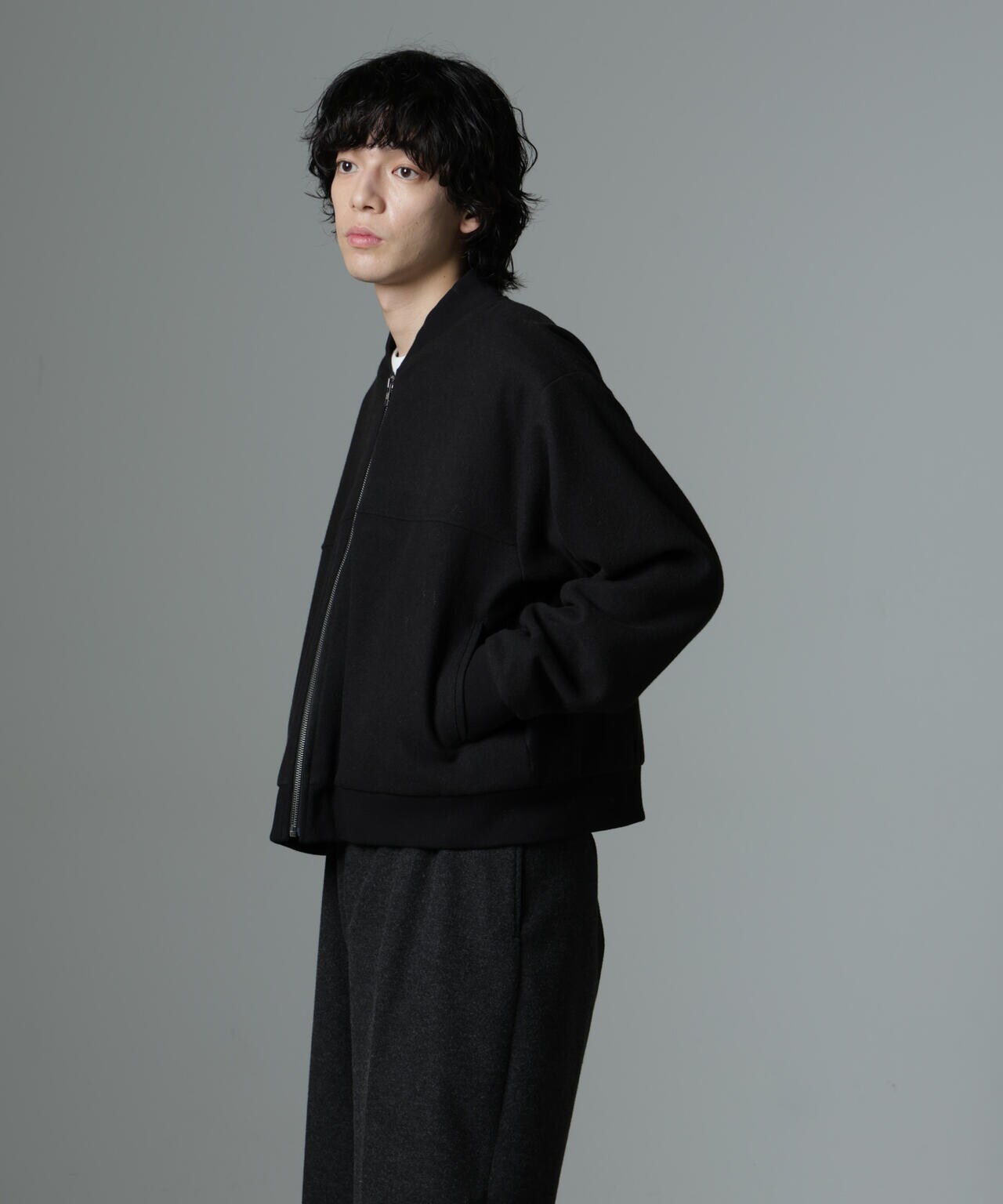 「NJ/CLUB」 メルトンカルゼブルゾン 6684212233