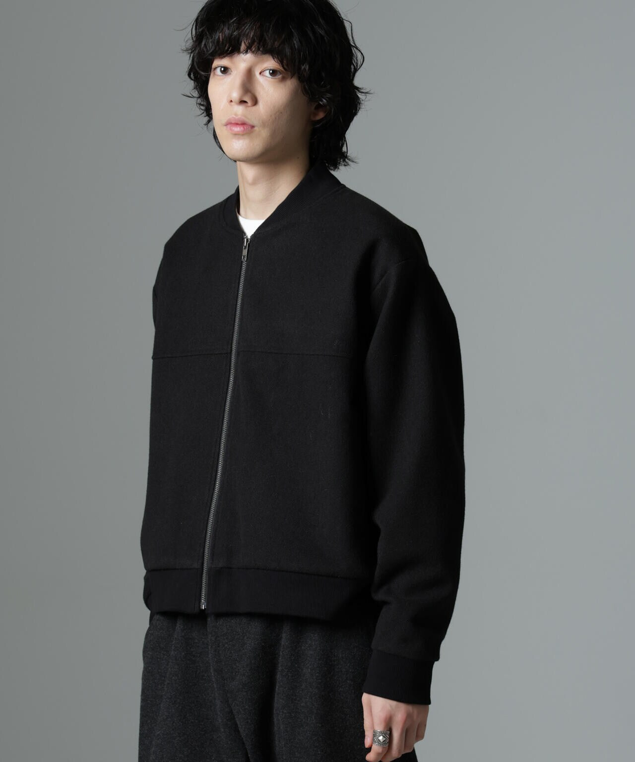 「NJ/CLUB」 メルトンカルゼブルゾン 6684212233