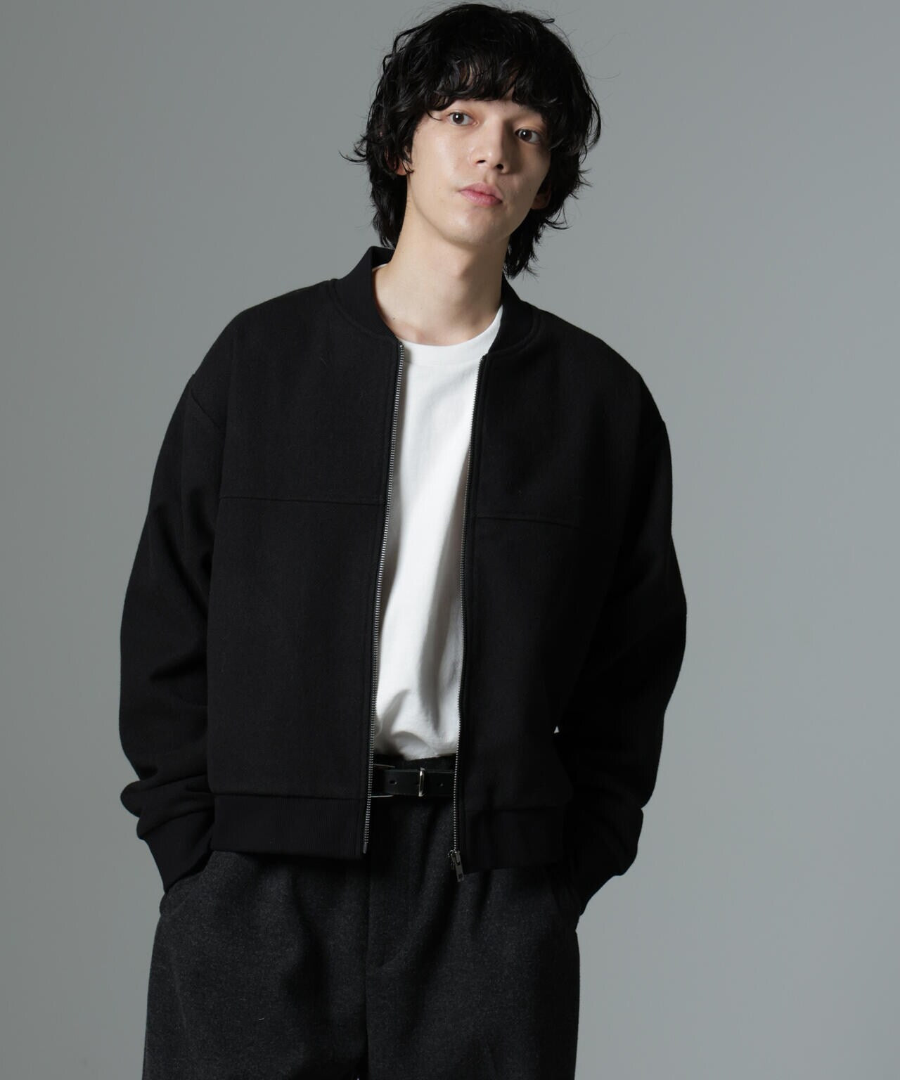 「NJ/CLUB」 メルトンカルゼブルゾン 6684212233