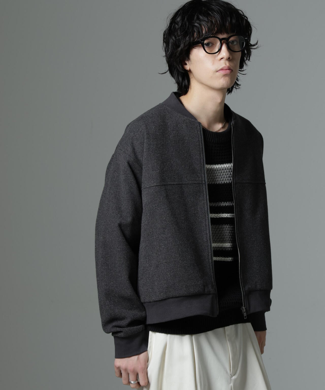 「NJ/CLUB」 メルトンカルゼブルゾン 6684212233