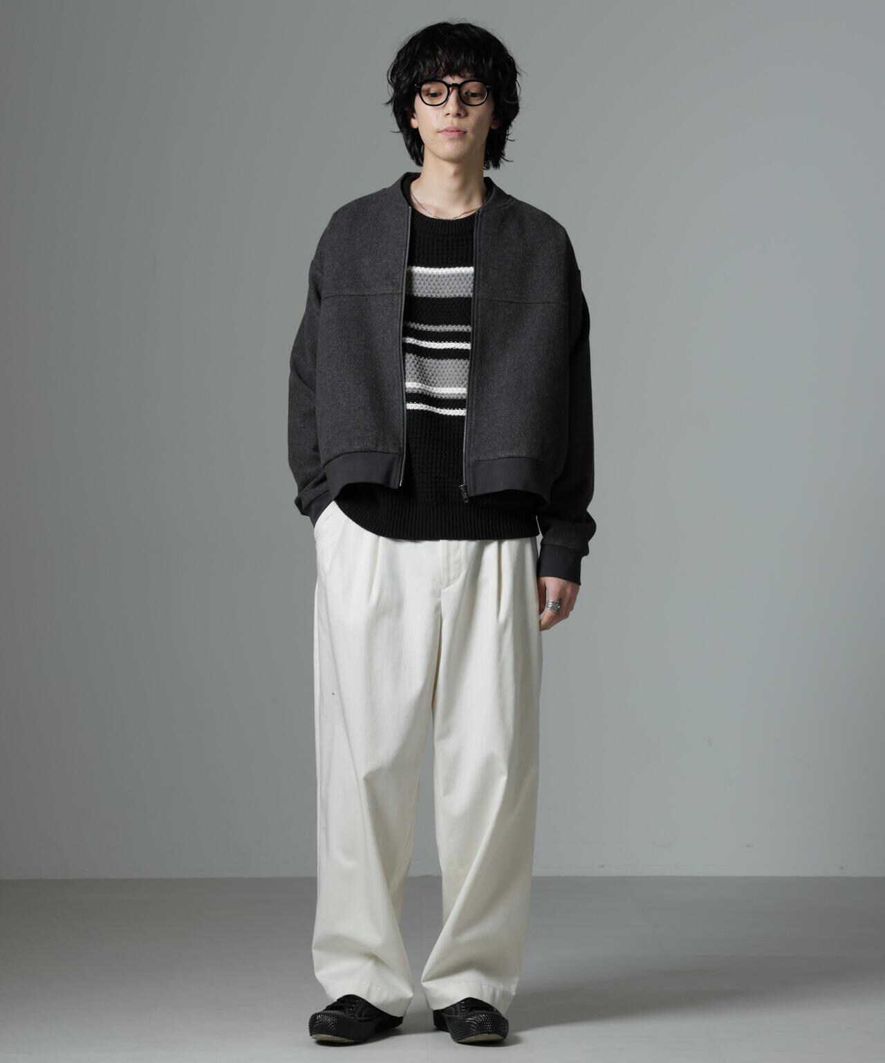 「NJ/CLUB」 メルトンカルゼブルゾン 6684212233