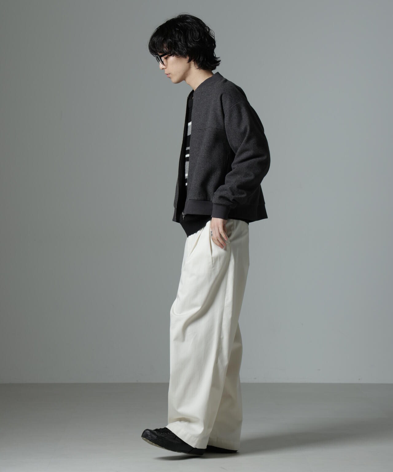 「NJ/CLUB」 メルトンカルゼブルゾン 6684212233