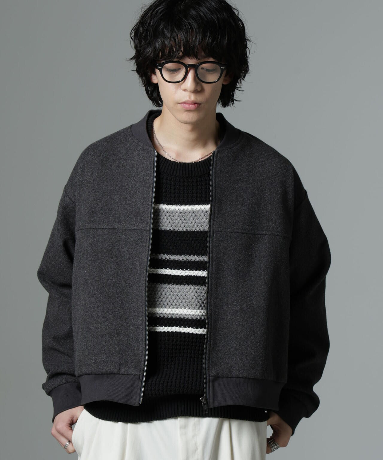 「NJ/CLUB」 メルトンカルゼブルゾン 6684212233