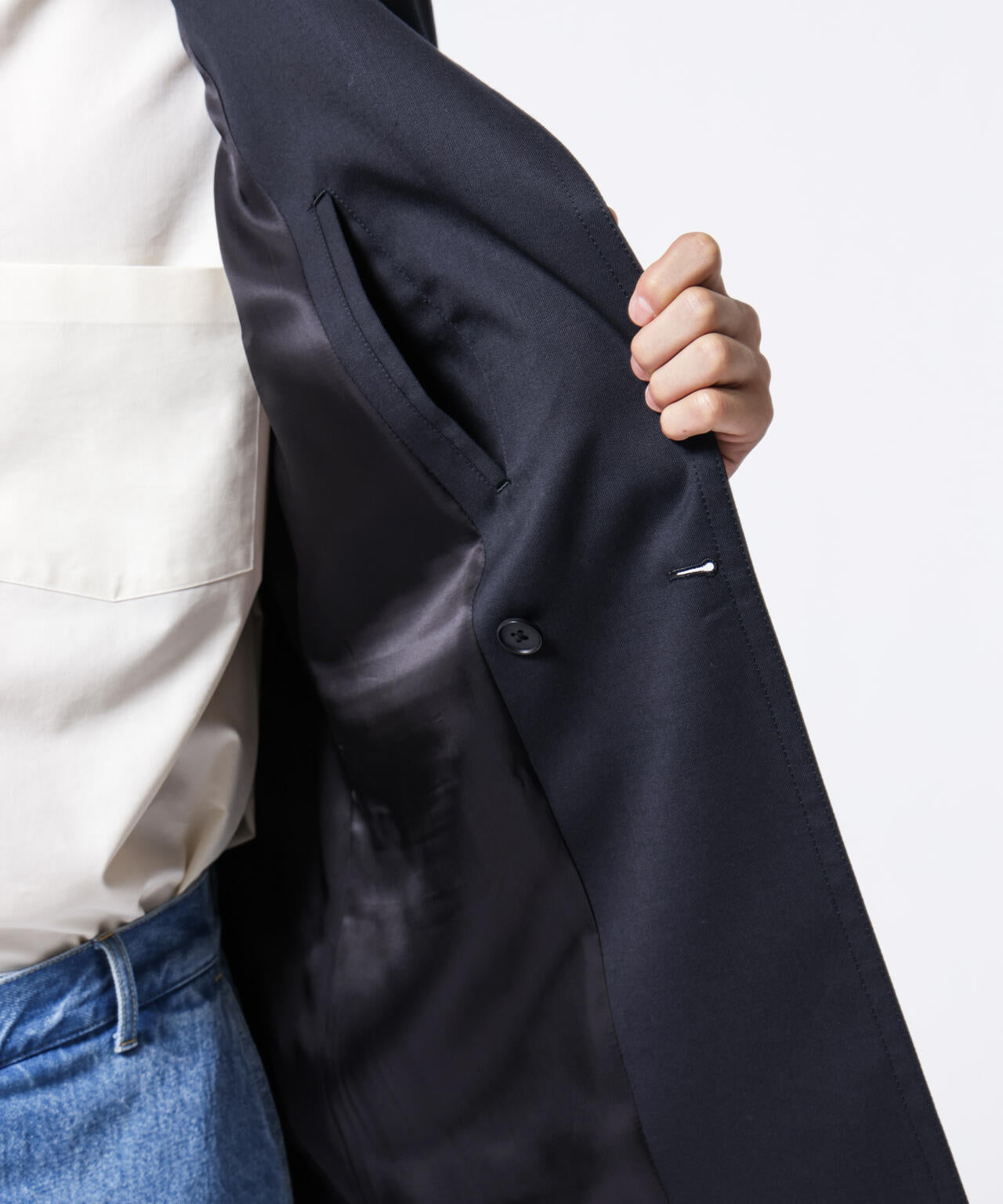 「ASSEMBLANC」VIST Gabardine オーバージャケット 6684216203