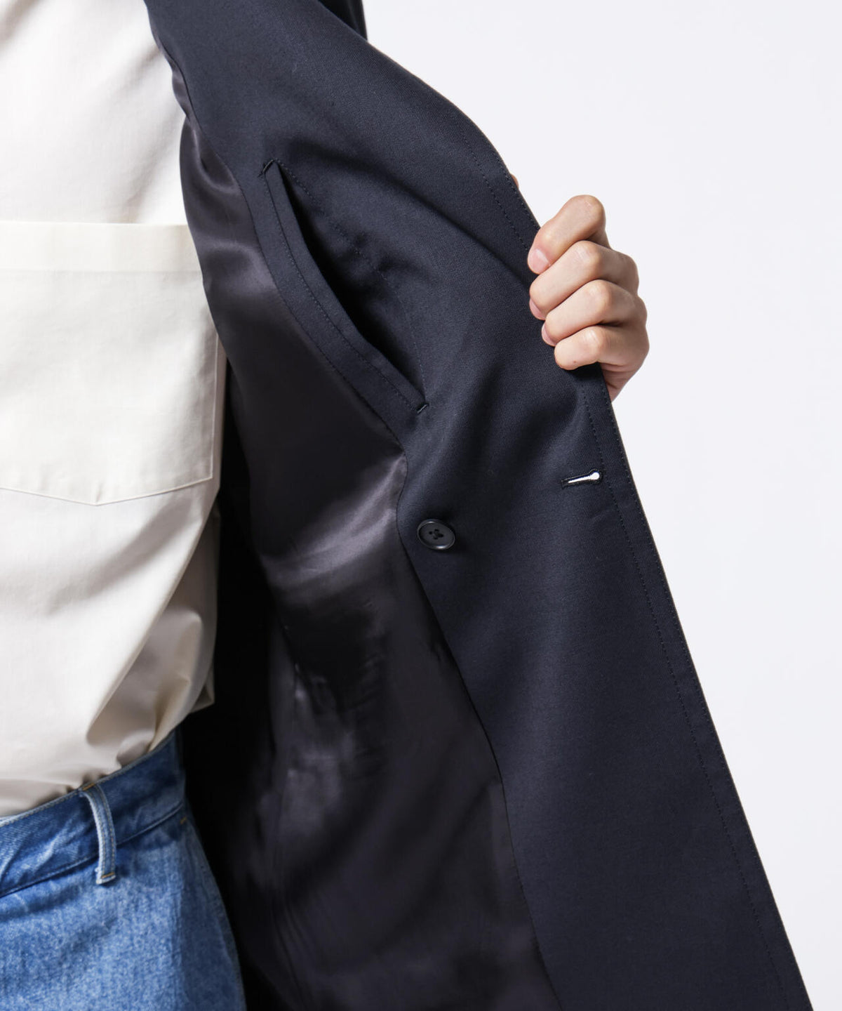 「ASSEMBLANC」VIST Gabardine オーバージャケット 6684216203