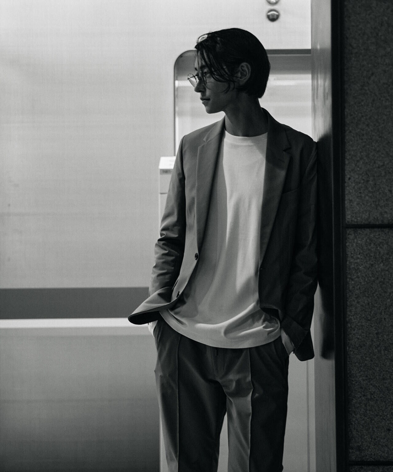 「N JACKET PREMIUM」TEXBRID(R)撥水ウラドットストレッチジャケット(セットアップ可) 6684217201