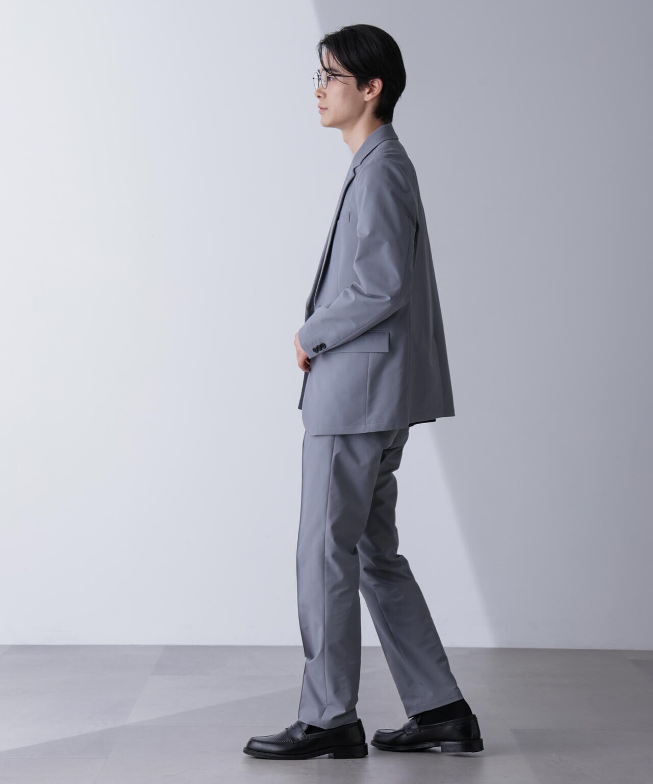 「N JACKET PREMIUM」TEXBRID(R)撥水ウラドットストレッチジャケット(セットアップ可) 6684217201