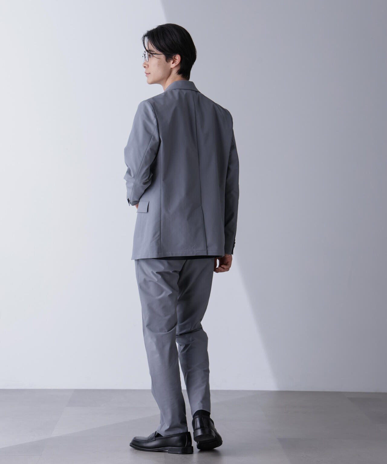 「N JACKET PREMIUM」TEXBRID(R)撥水ウラドットストレッチジャケット(セットアップ可) 6684217201