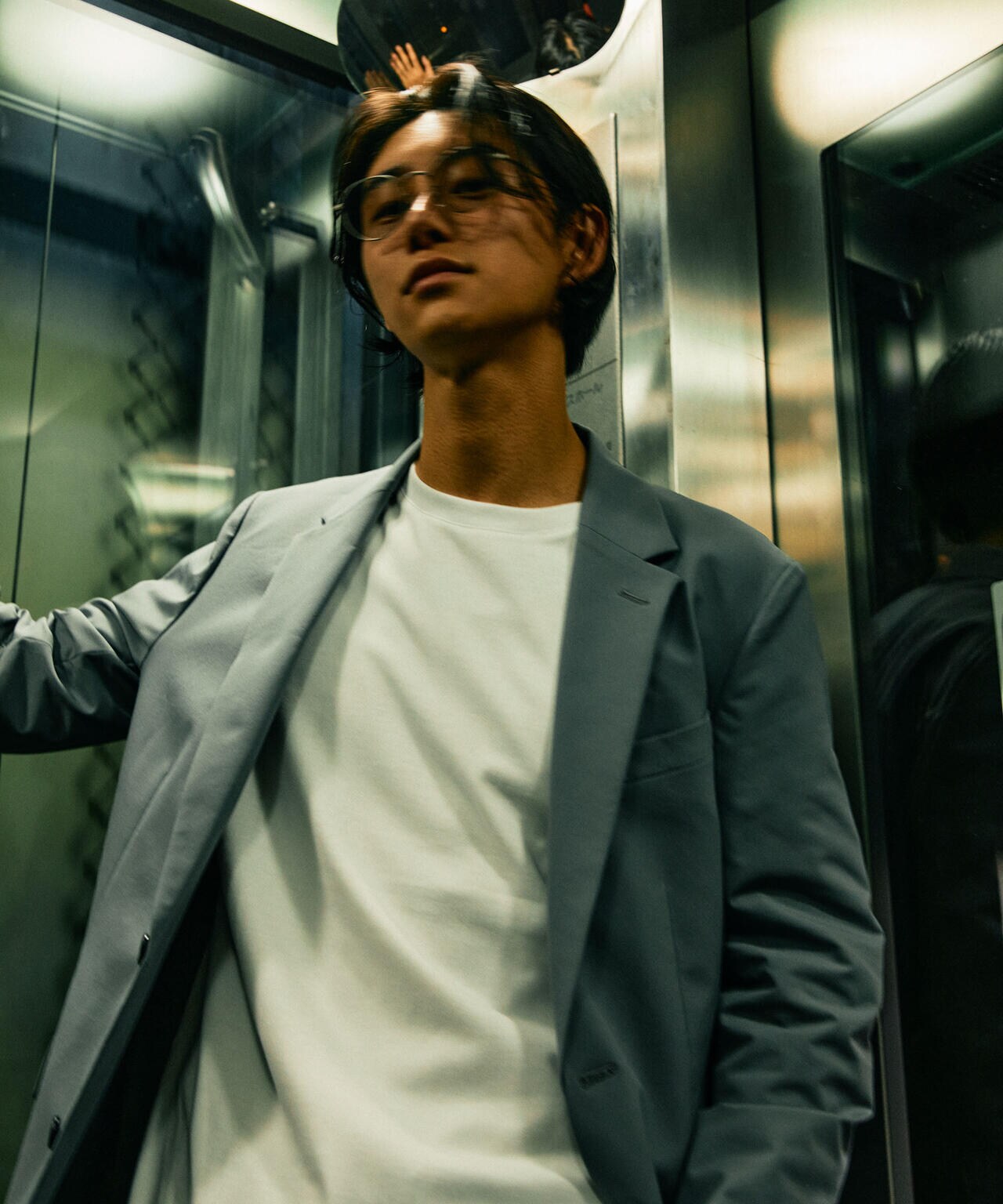 「N JACKET PREMIUM」TEXBRID(R)撥水ウラドットストレッチジャケット(セットアップ可) 6684217201