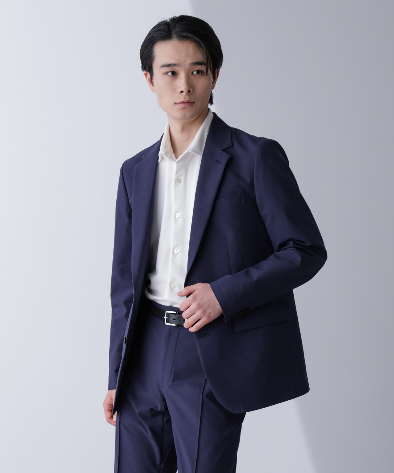 「N JACKET PREMIUM」TEXBRID(R)撥水ウラドットストレッチジャケット(セットアップ可) 6684217201