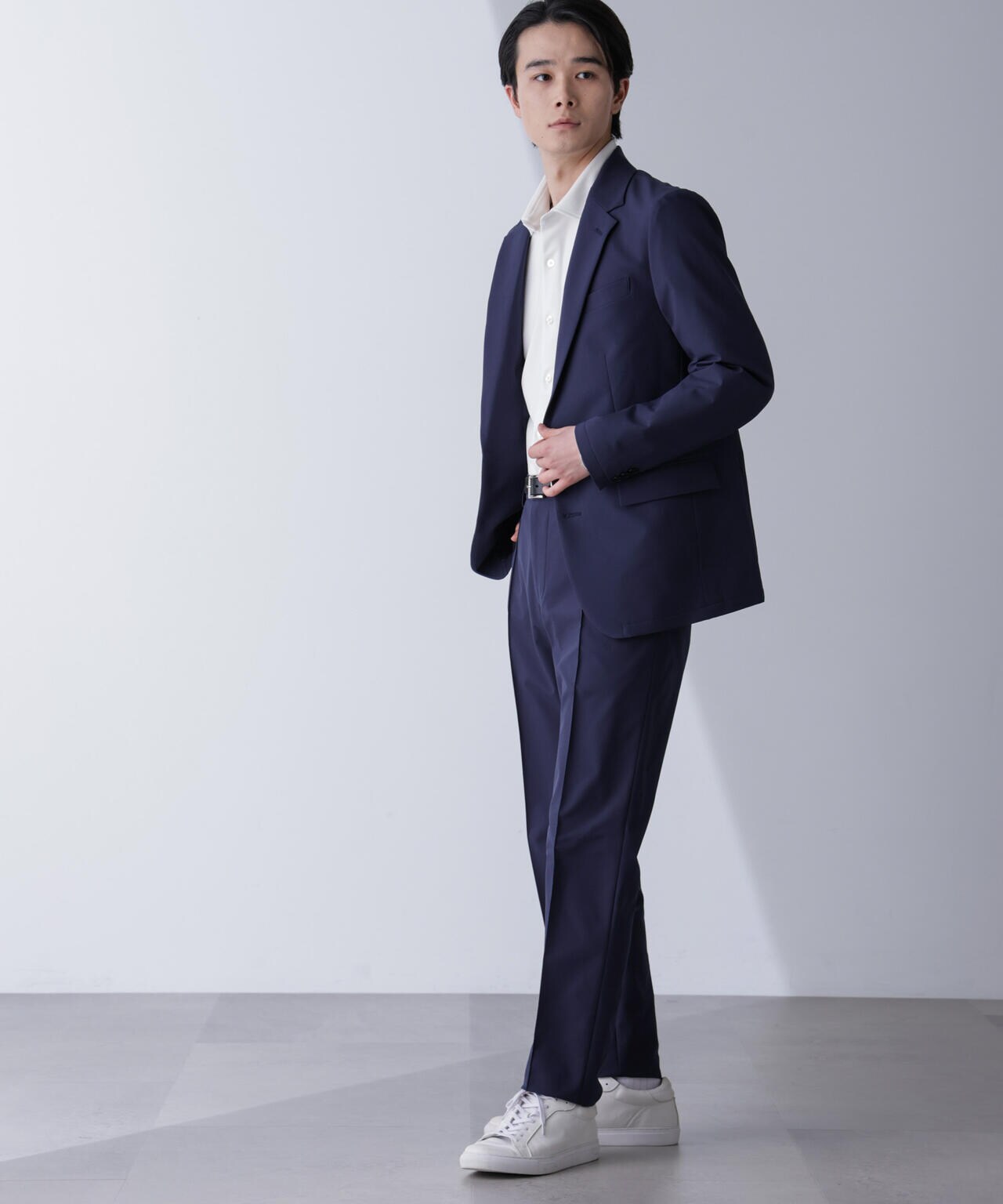 「N JACKET PREMIUM」TEXBRID(R)撥水ウラドットストレッチジャケット(セットアップ可) 6684217201