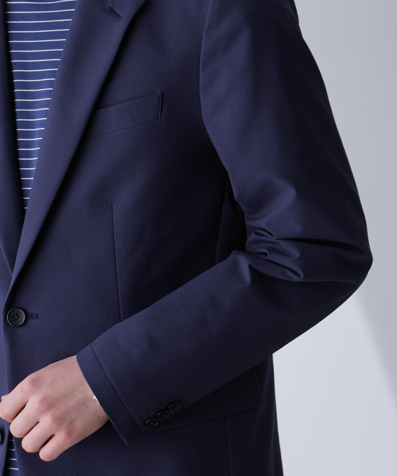 「N JACKET PREMIUM」TEXBRID(R)撥水ウラドットストレッチジャケット(セットアップ可) 6684217201