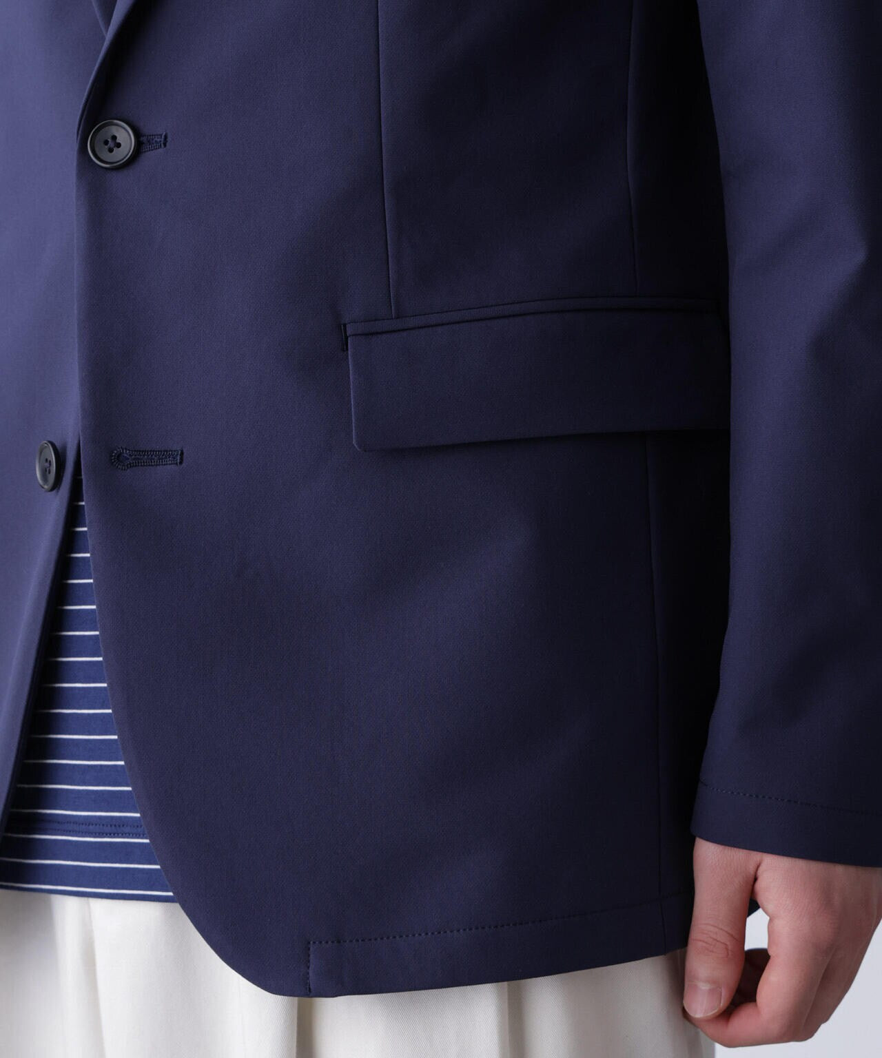 「N JACKET PREMIUM」TEXBRID(R)撥水ウラドットストレッチジャケット(セットアップ可) 6684217201