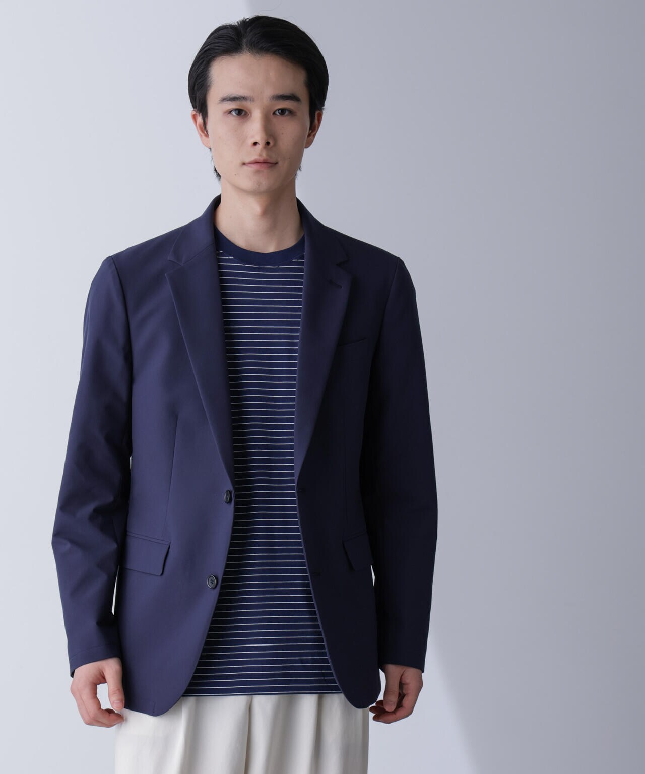 「N JACKET PREMIUM」TEXBRID(R)撥水ウラドットストレッチジャケット(セットアップ可) 6684217201