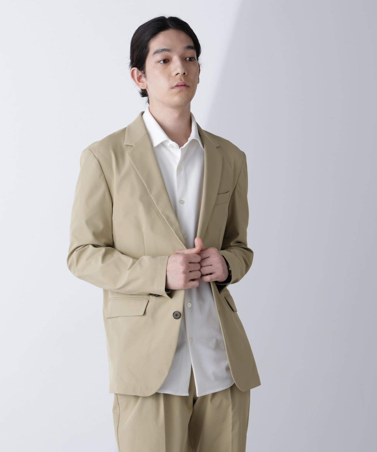 「Damerino」RE;NAPES(R) ツイルストレッチセットアップ 6684218201