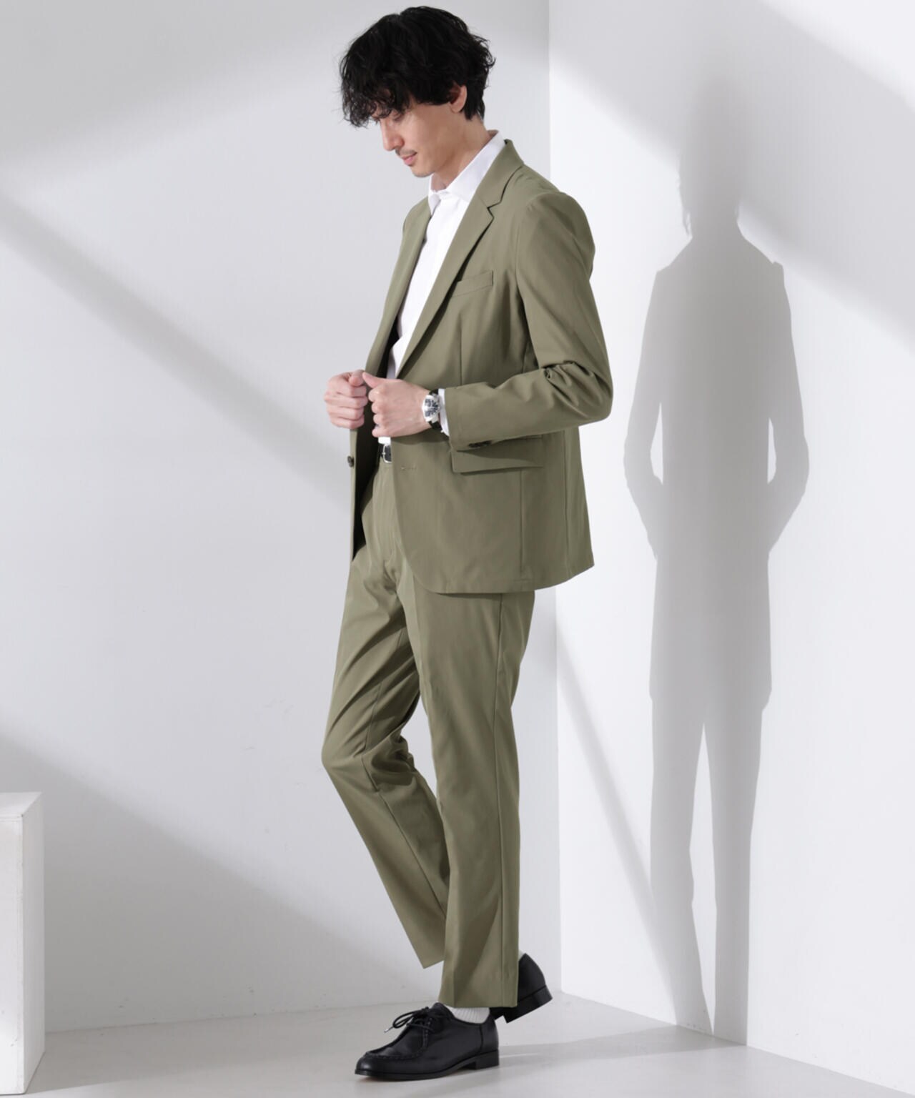 「Damerino」RE;NAPES(R) ツイルストレッチセットアップ 6684218201