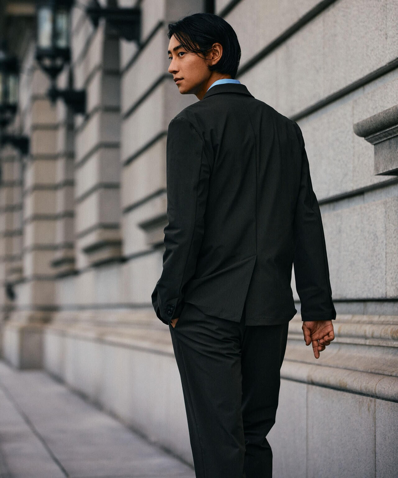 「Damerino」ナイロンストレッチトリコットセットアップ 6684218206