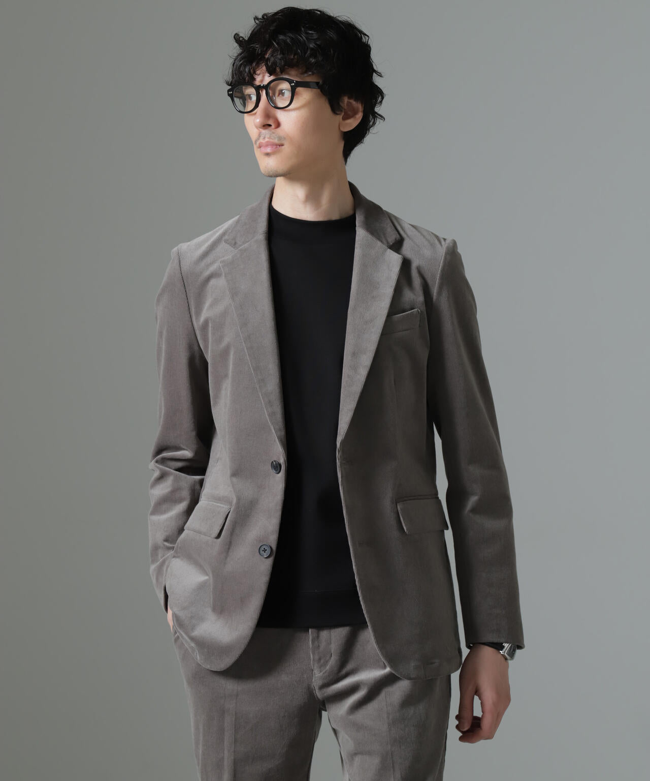 「Damerino」コットンコーデュロイストレッチセットアップ 6684218207