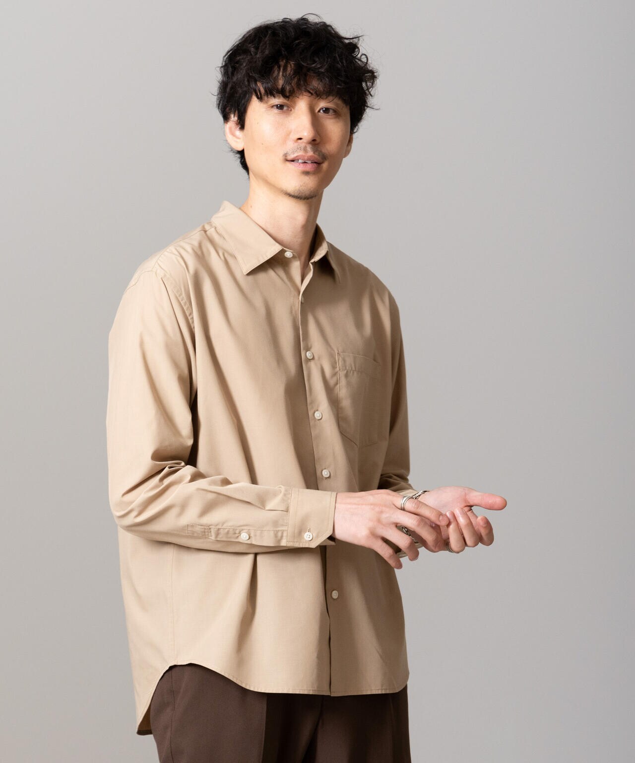 バンブーフォート レギュラーカラーシャツ 6684220205