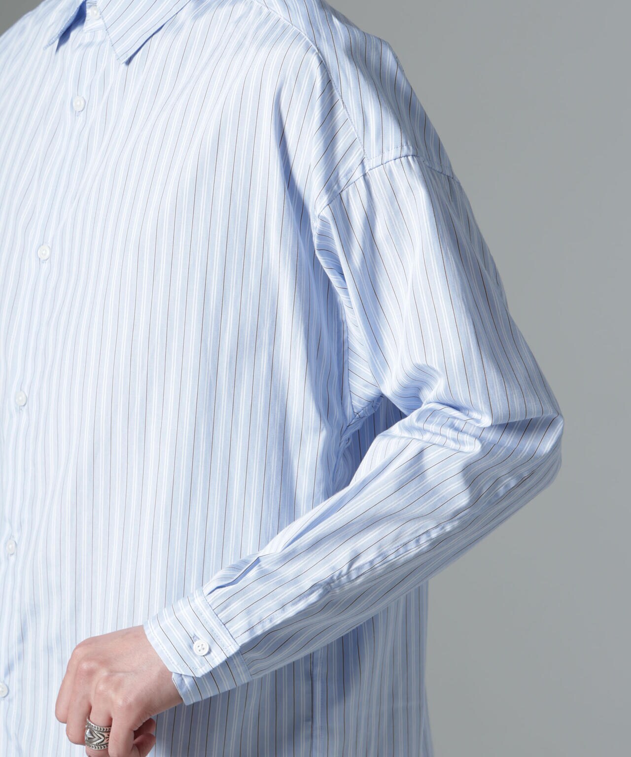 「大人のワイドシャツ」レギュラーカラー 長袖 6684220212