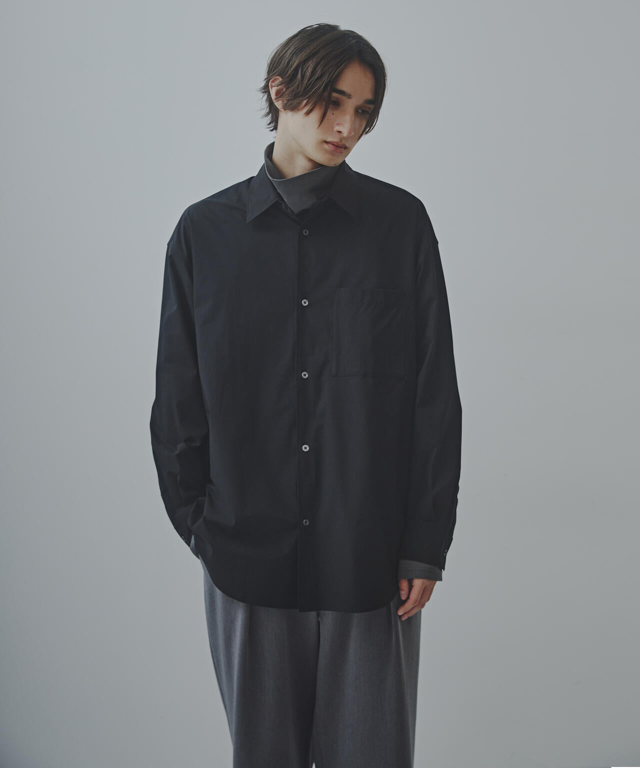 「Commonuse」SOLOTEX リラクシングプレーンシャツ 6684220215