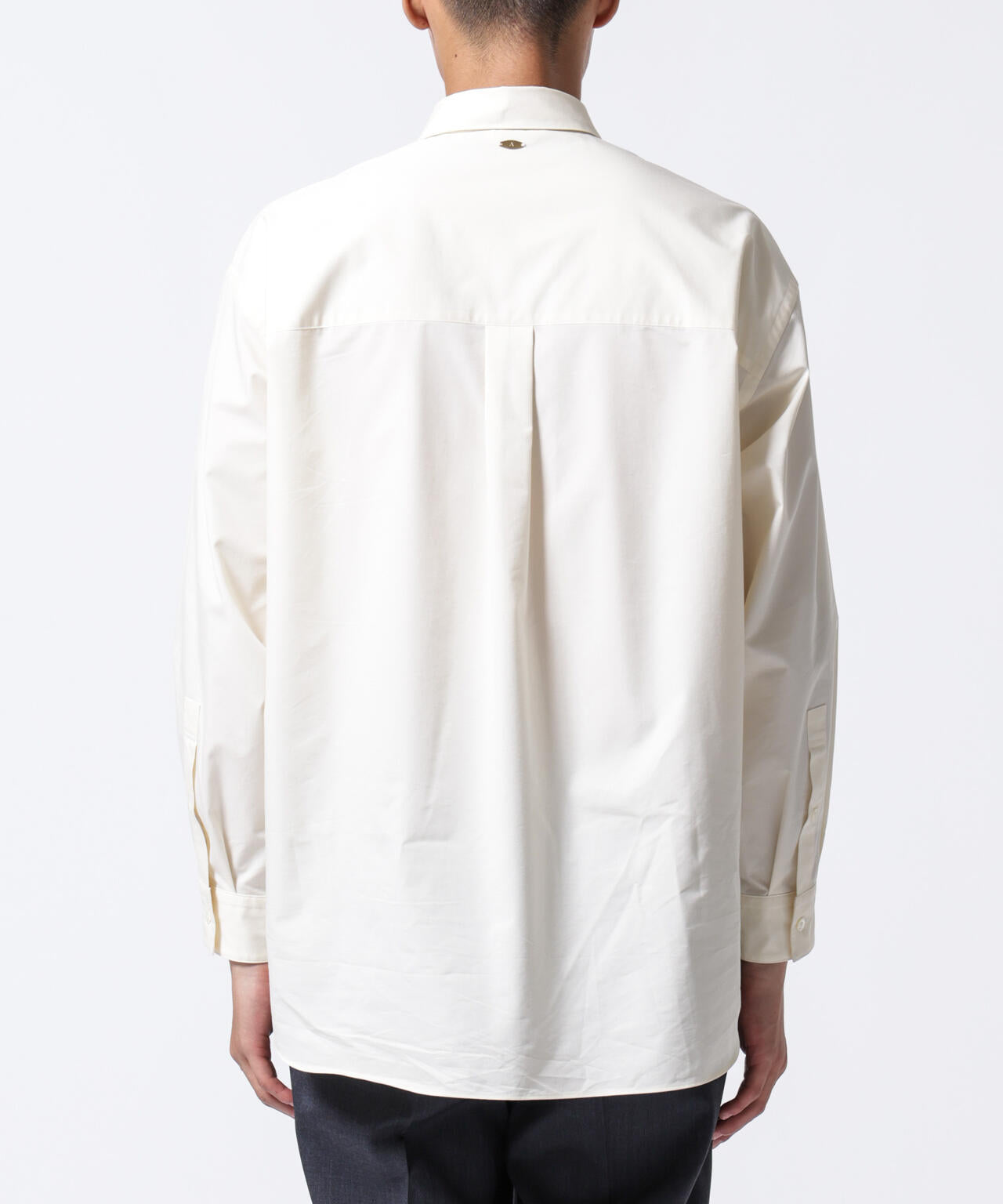 「ASSEMBLANC」タイニーカラーオーバーサイズシャツ 6684220224