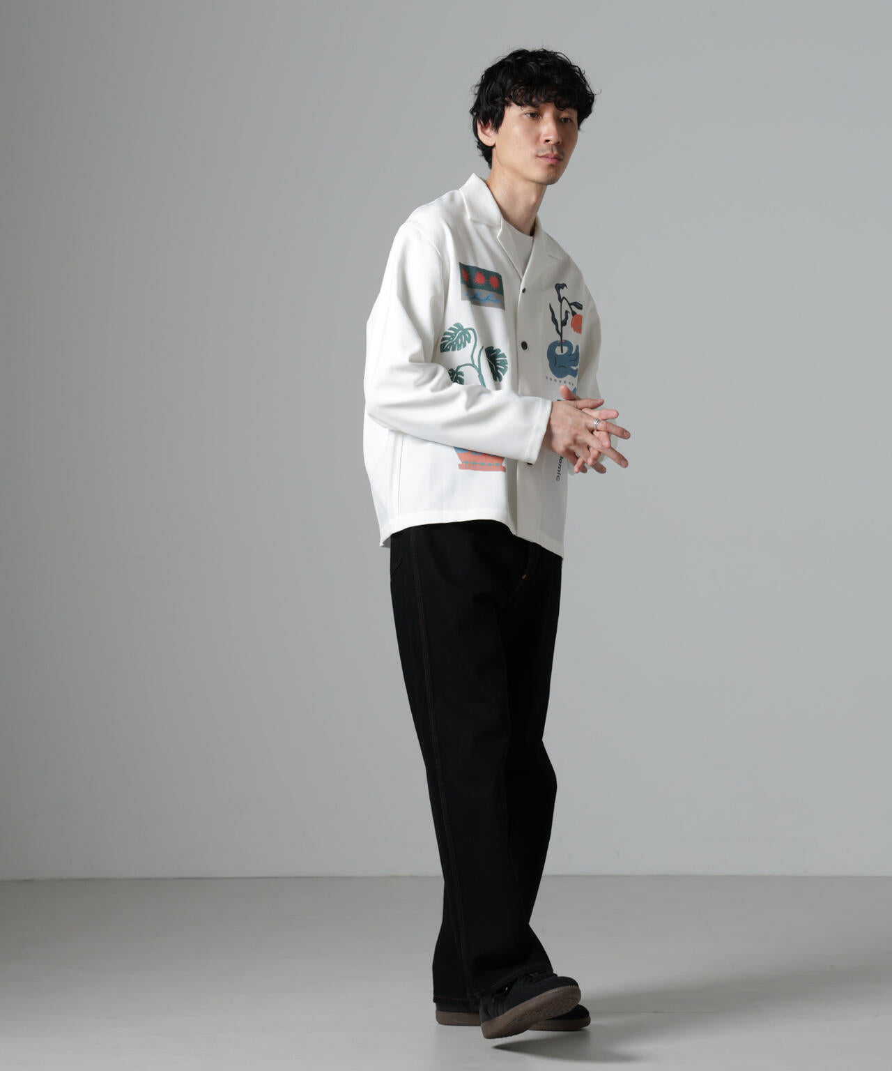 「Toyameg」modern academic オールインプリントブルゾン 6684220230