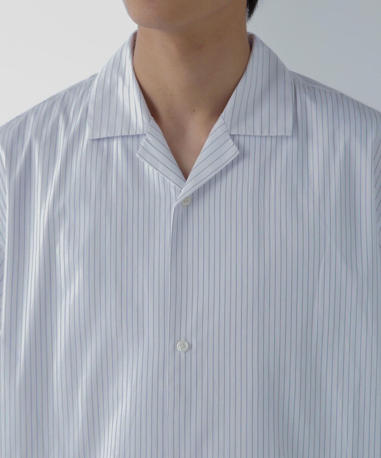 ストライプコンビ ハーフスリーブシャツ 6684221201