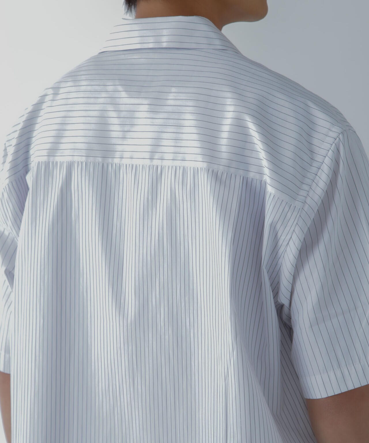 ストライプコンビ ハーフスリーブシャツ 6684221201