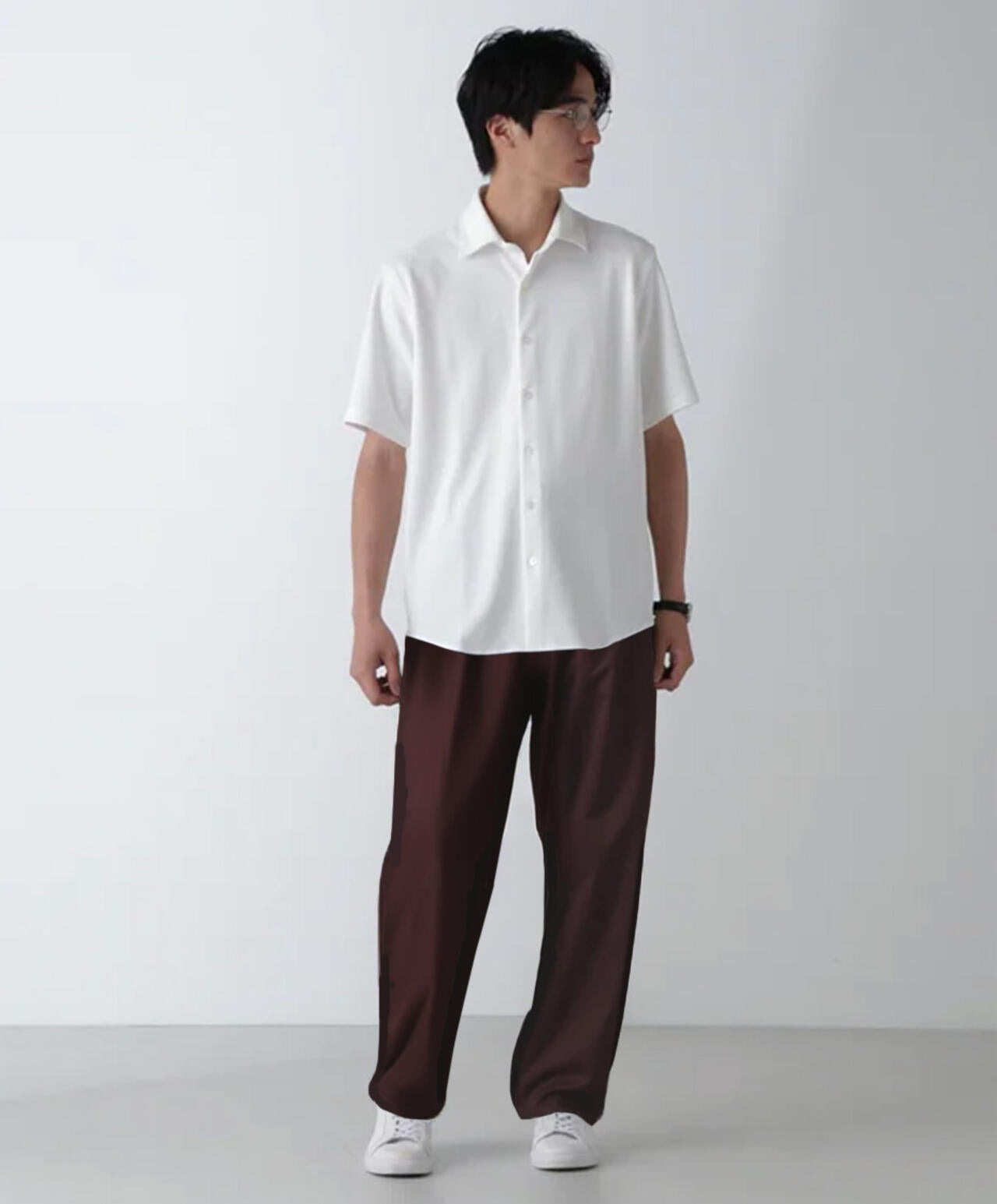 「N SHIRTS」AQUA RHYTHM(R)鹿の子シャツ 半袖 6684221202