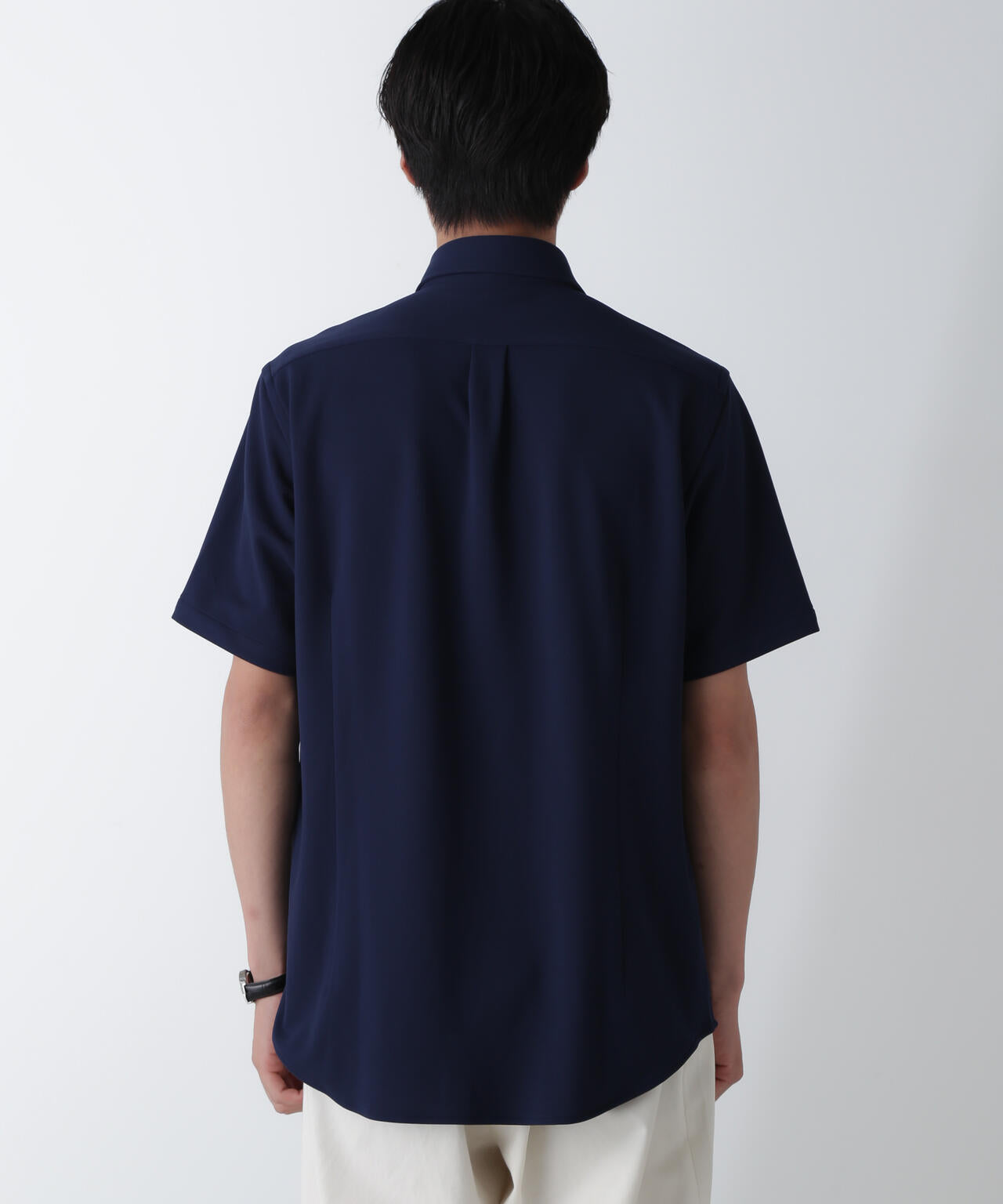 「N SHIRTS」AQUA RHYTHM(R)鹿の子シャツ 半袖 6684221202