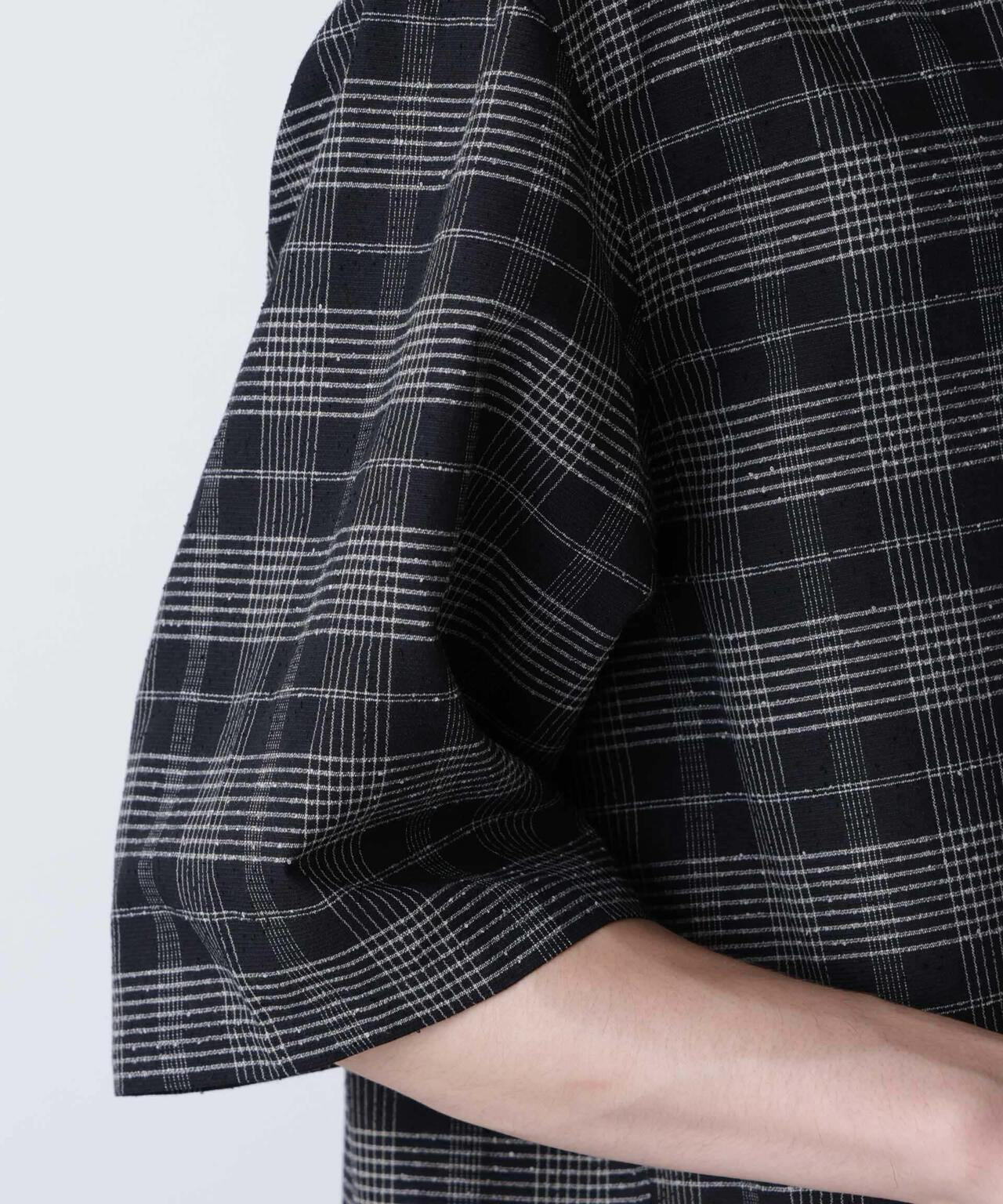 ブークレチェックオープンカラーシャツ 6684221209