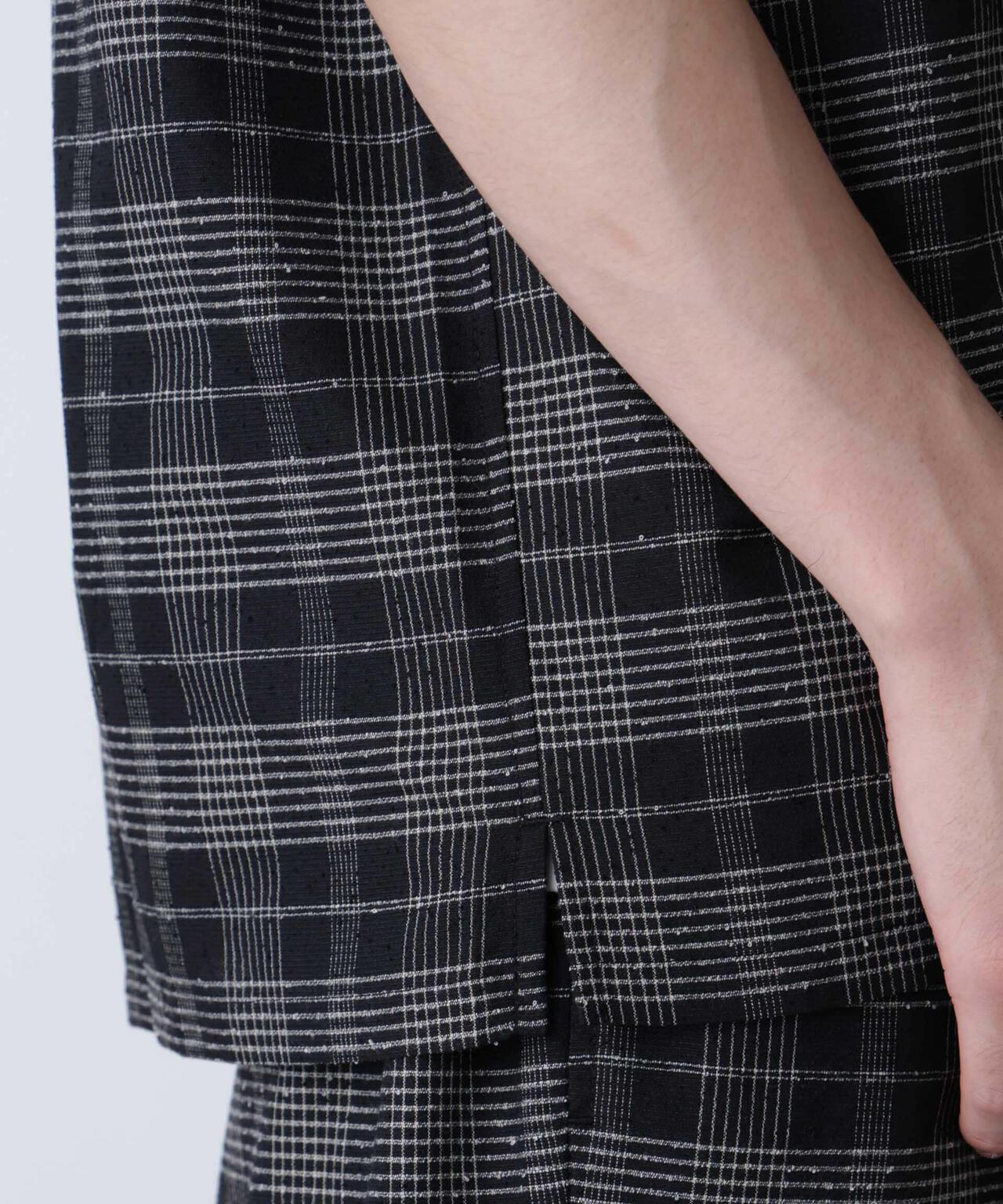 ブークレチェックオープンカラーシャツ 6684221209