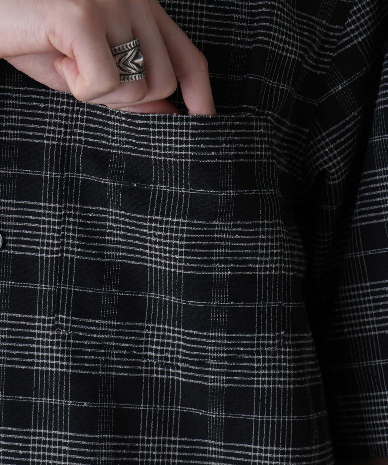 ブークレチェックオープンカラーシャツ 6684221209