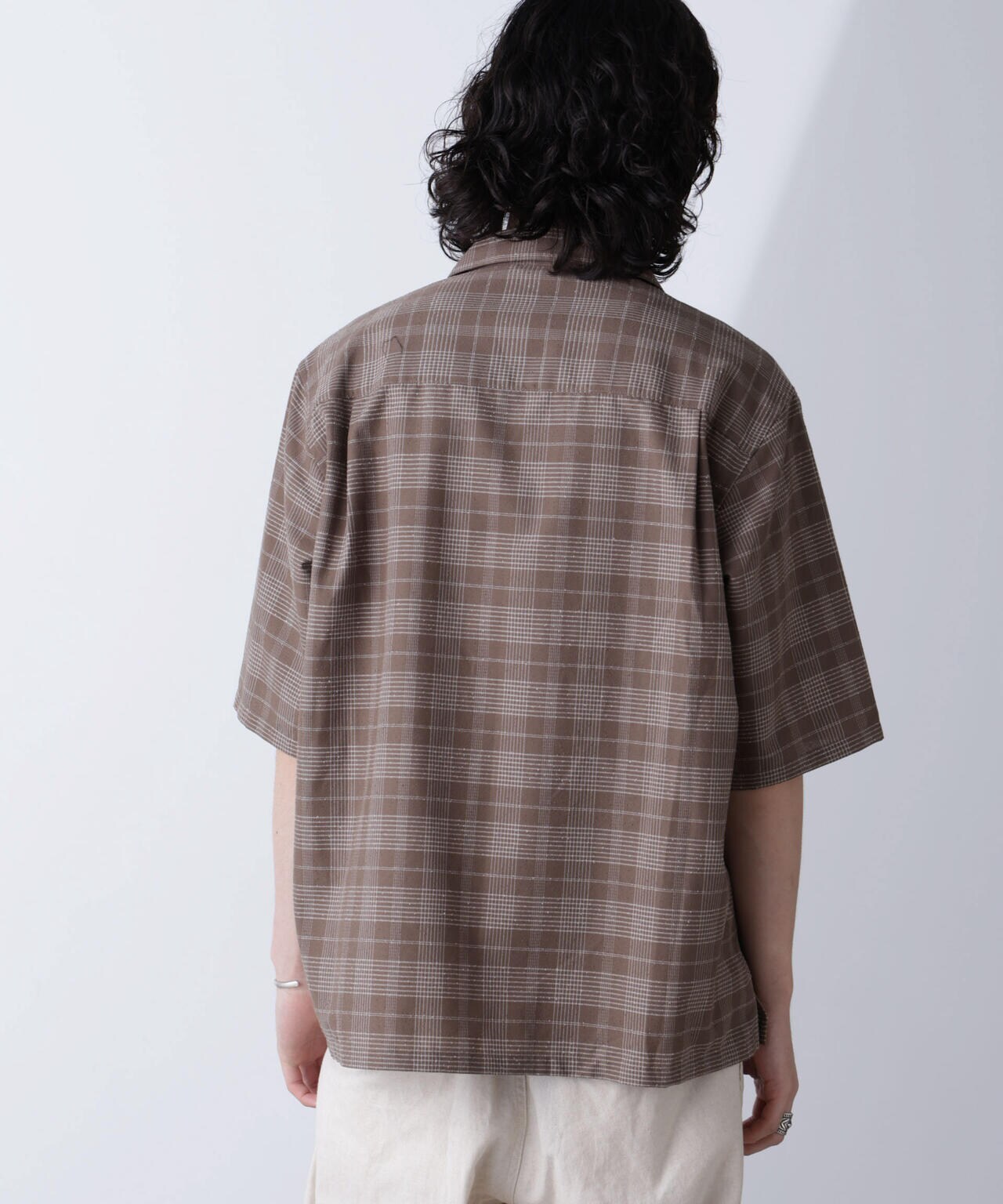 ブークレチェックオープンカラーシャツ 6684221209