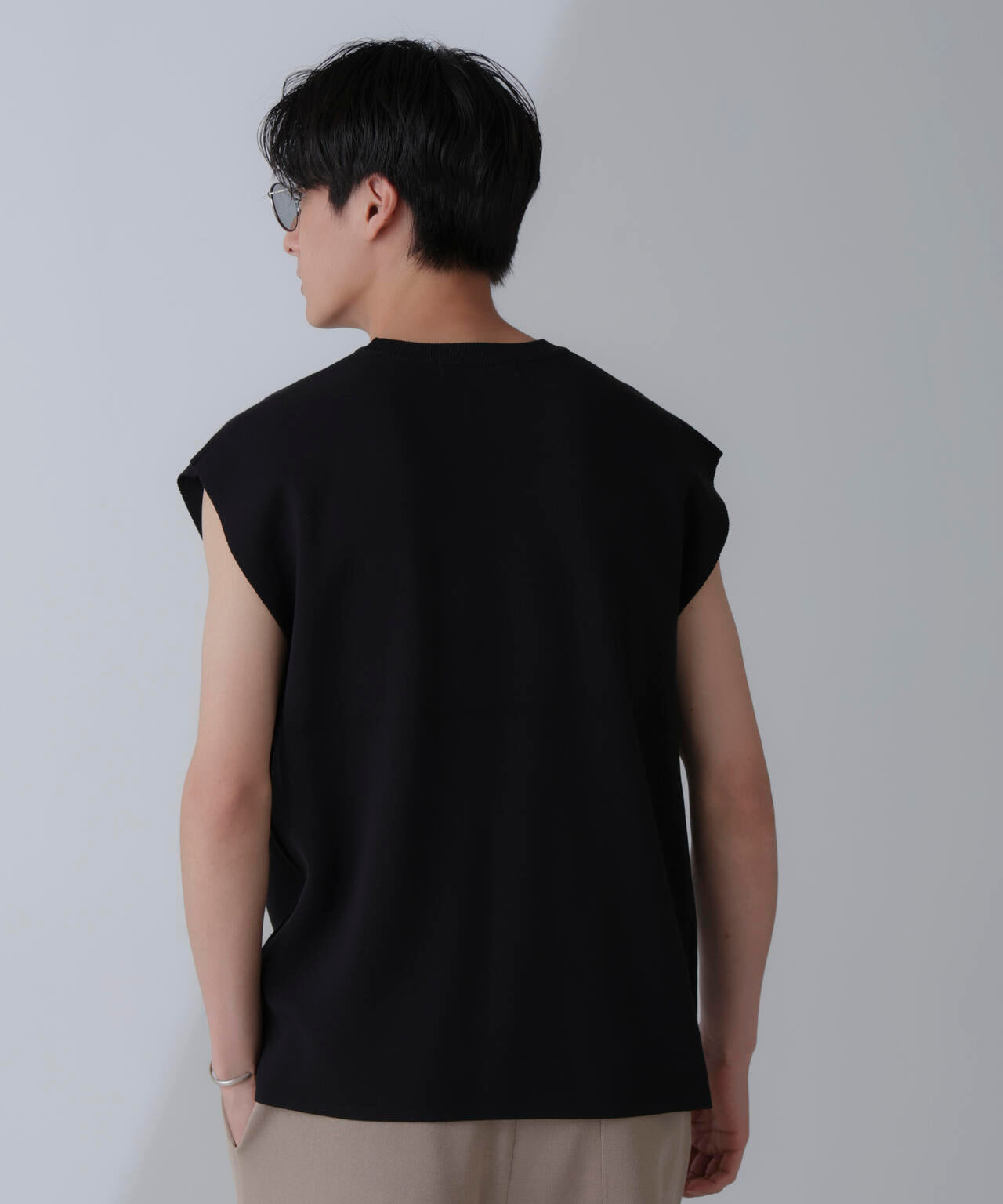 14ゲージミラノリブニット タンクトップ(手洗い可能) 6684222203