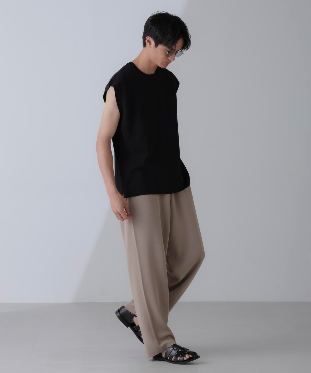 14ゲージミラノリブニット タンクトップ(手洗い可能) 6684222203