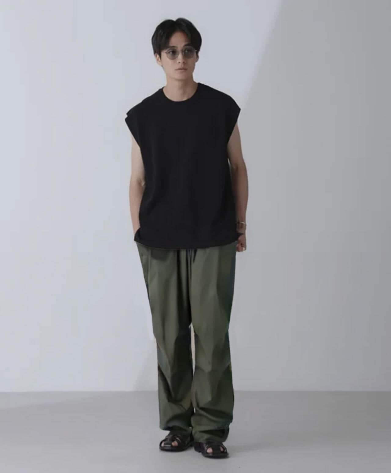 14ゲージミラノリブニット タンクトップ(手洗い可能) 6684222203