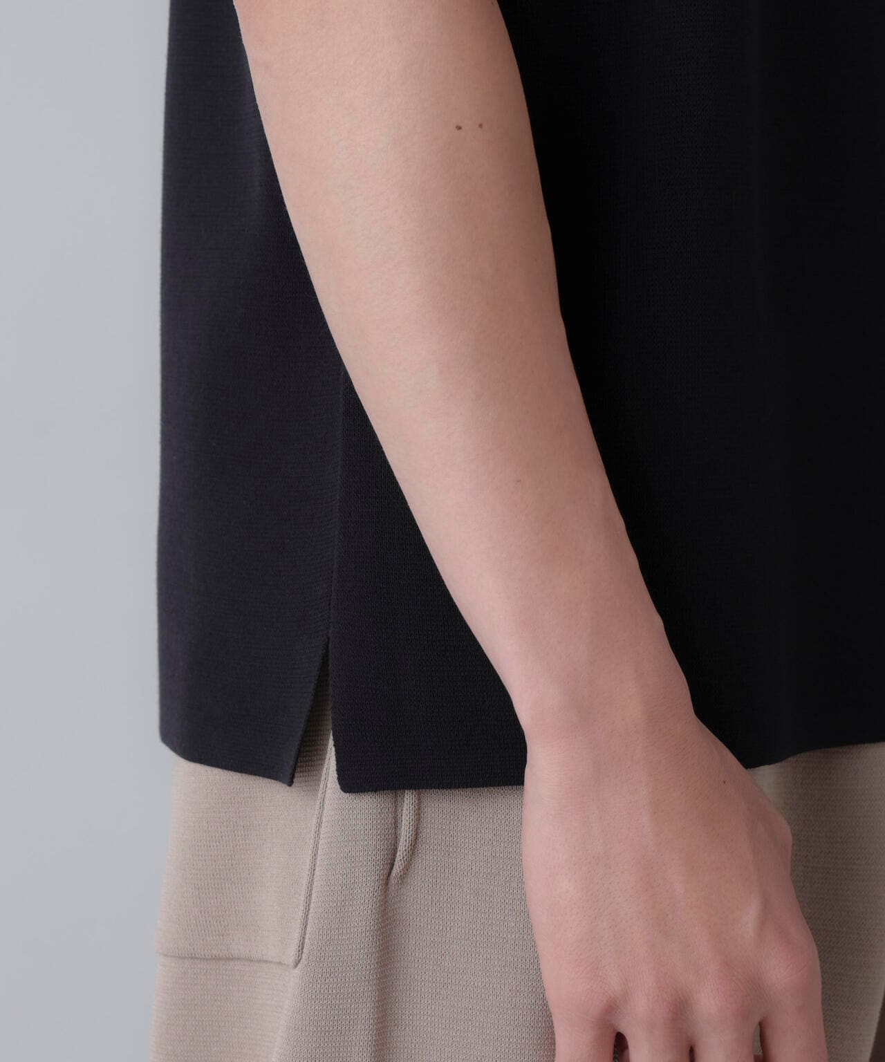 14ゲージミラノリブニット タンクトップ(手洗い可能) 6684222203