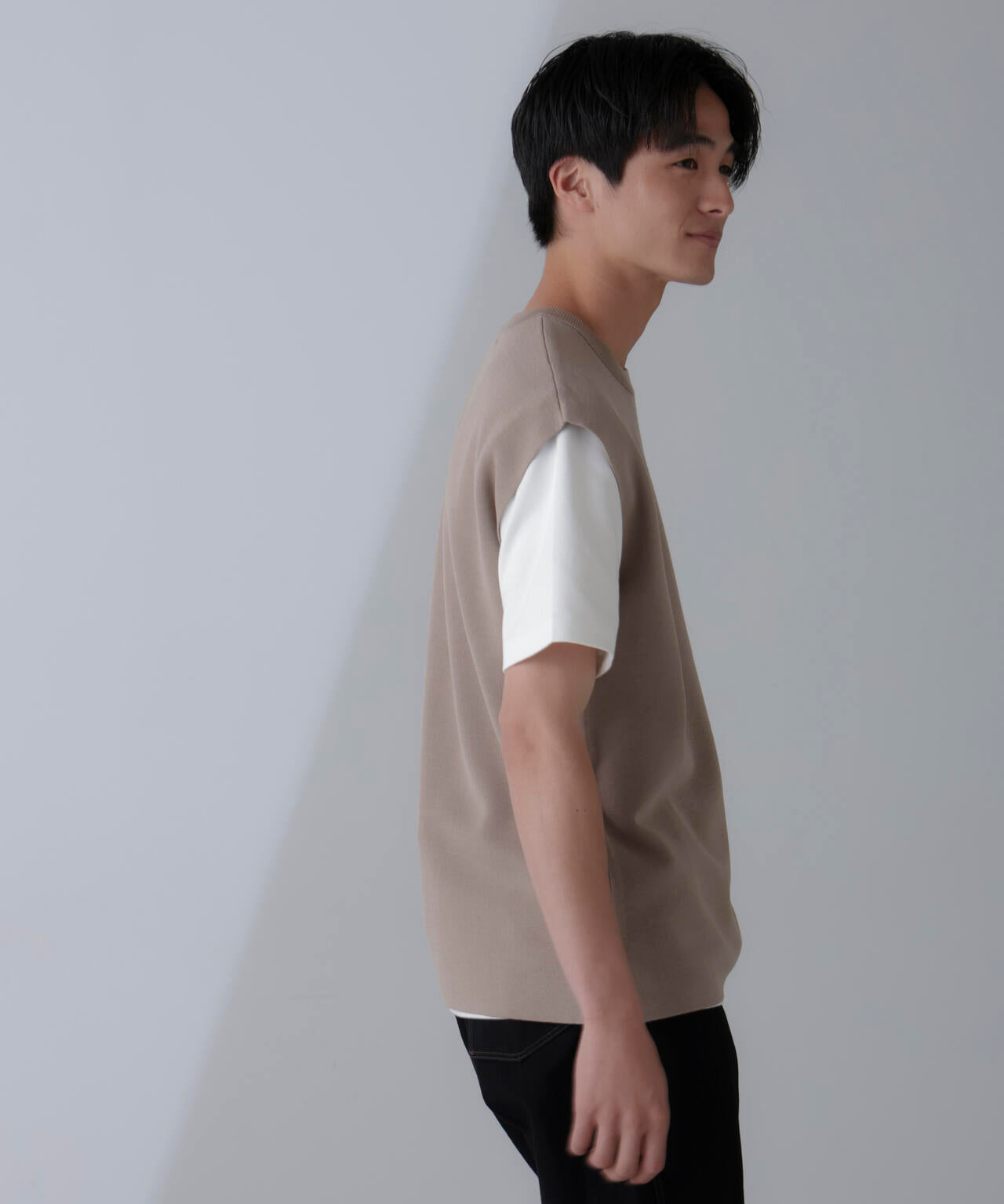 14ゲージミラノリブニット タンクトップ(手洗い可能) 6684222203