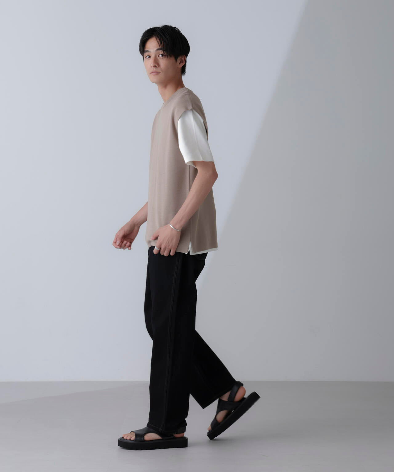 14ゲージミラノリブニット タンクトップ(手洗い可能) 6684222203