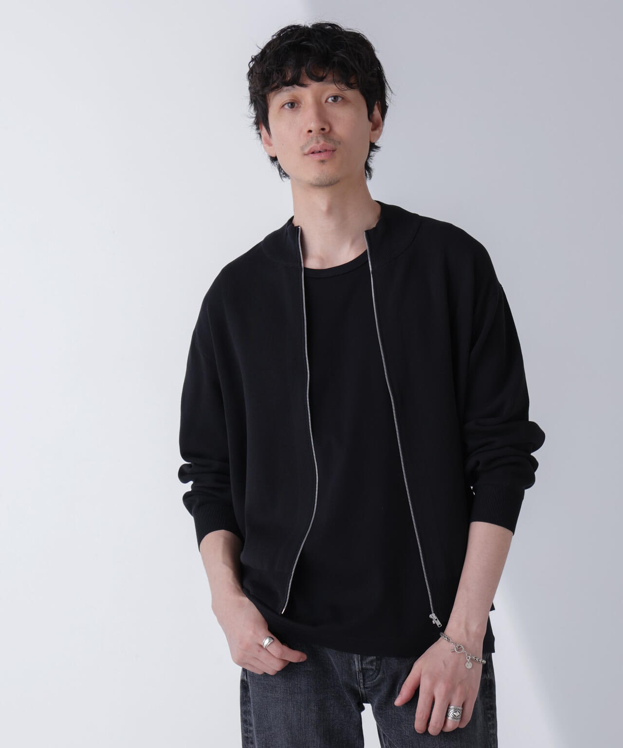 14ゲージミラノリブドライバーズニット(手洗い可能) 6684222208