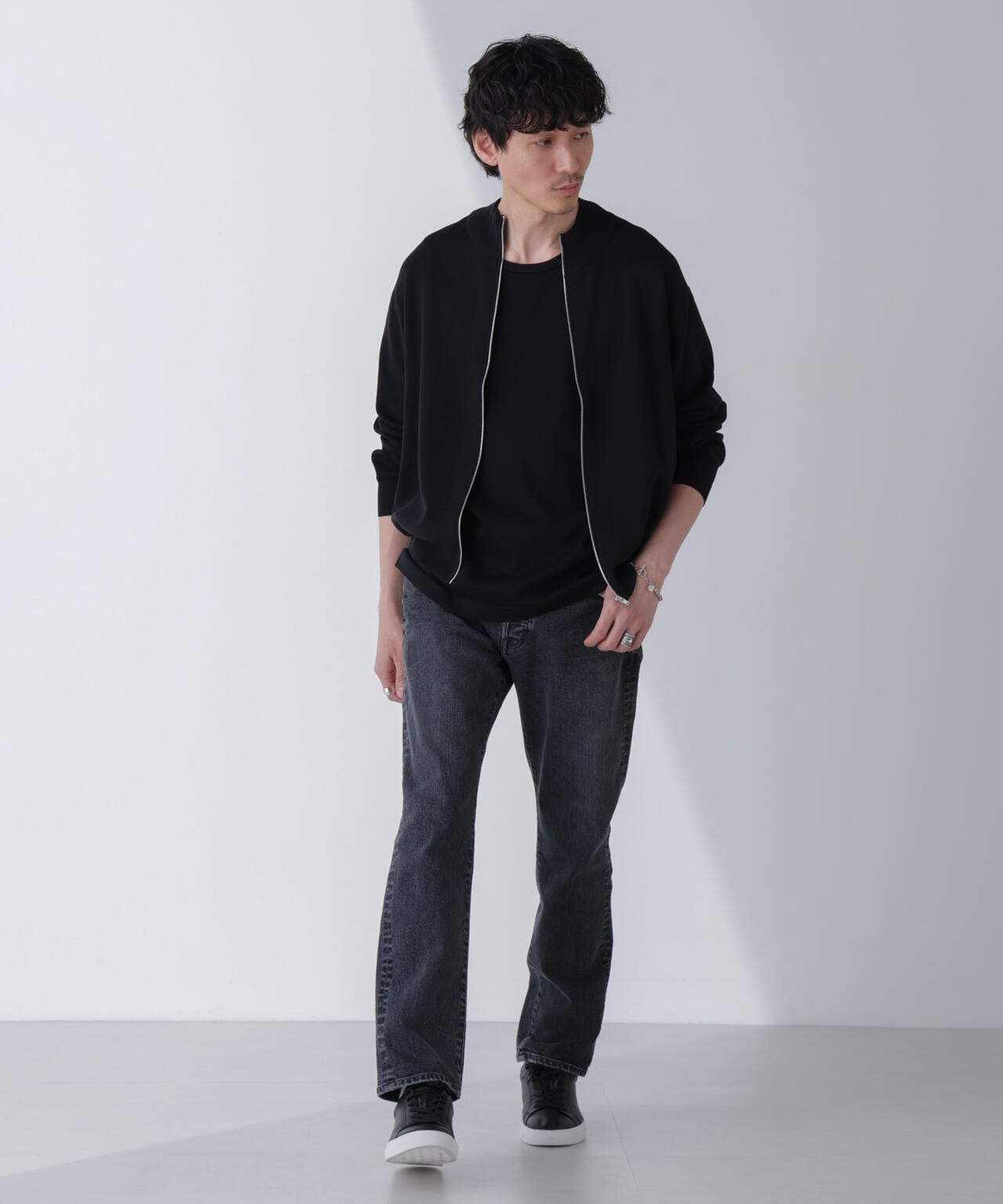 14ゲージミラノリブドライバーズニット(手洗い可能) 6684222208