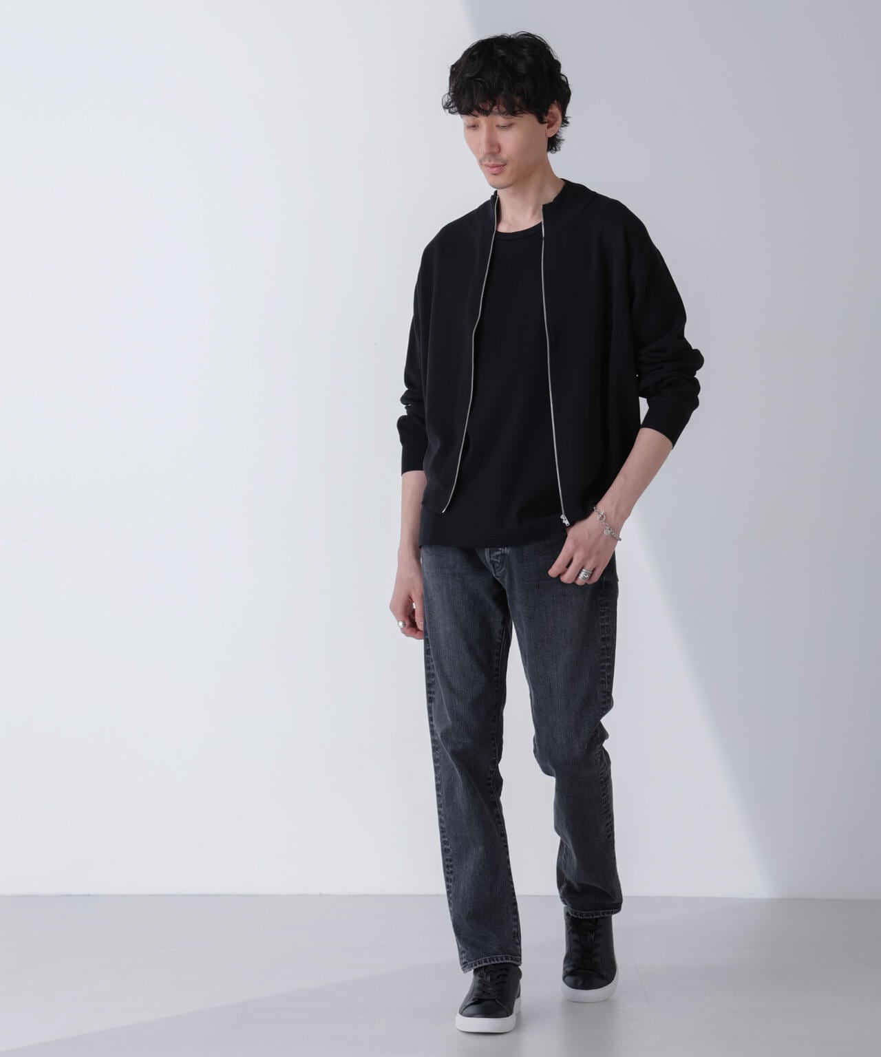 14ゲージミラノリブドライバーズニット(手洗い可能) 6684222208