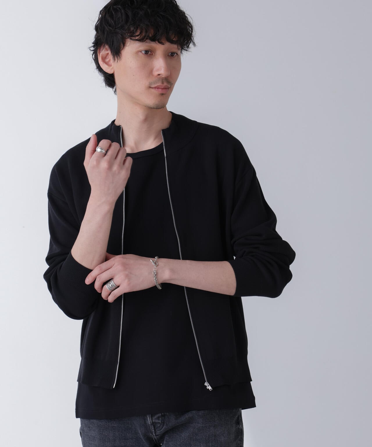 14ゲージミラノリブドライバーズニット(手洗い可能) 6684222208