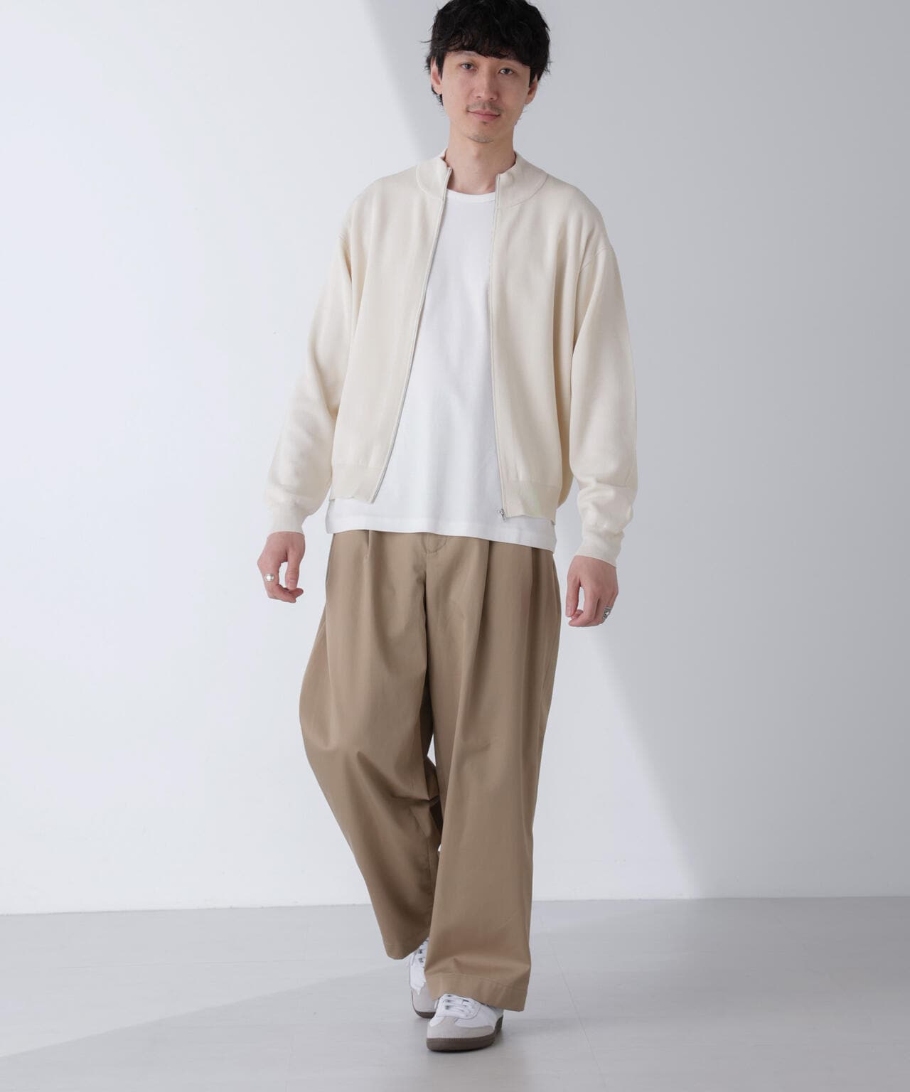 14ゲージミラノリブドライバーズニット(手洗い可能) 6684222208