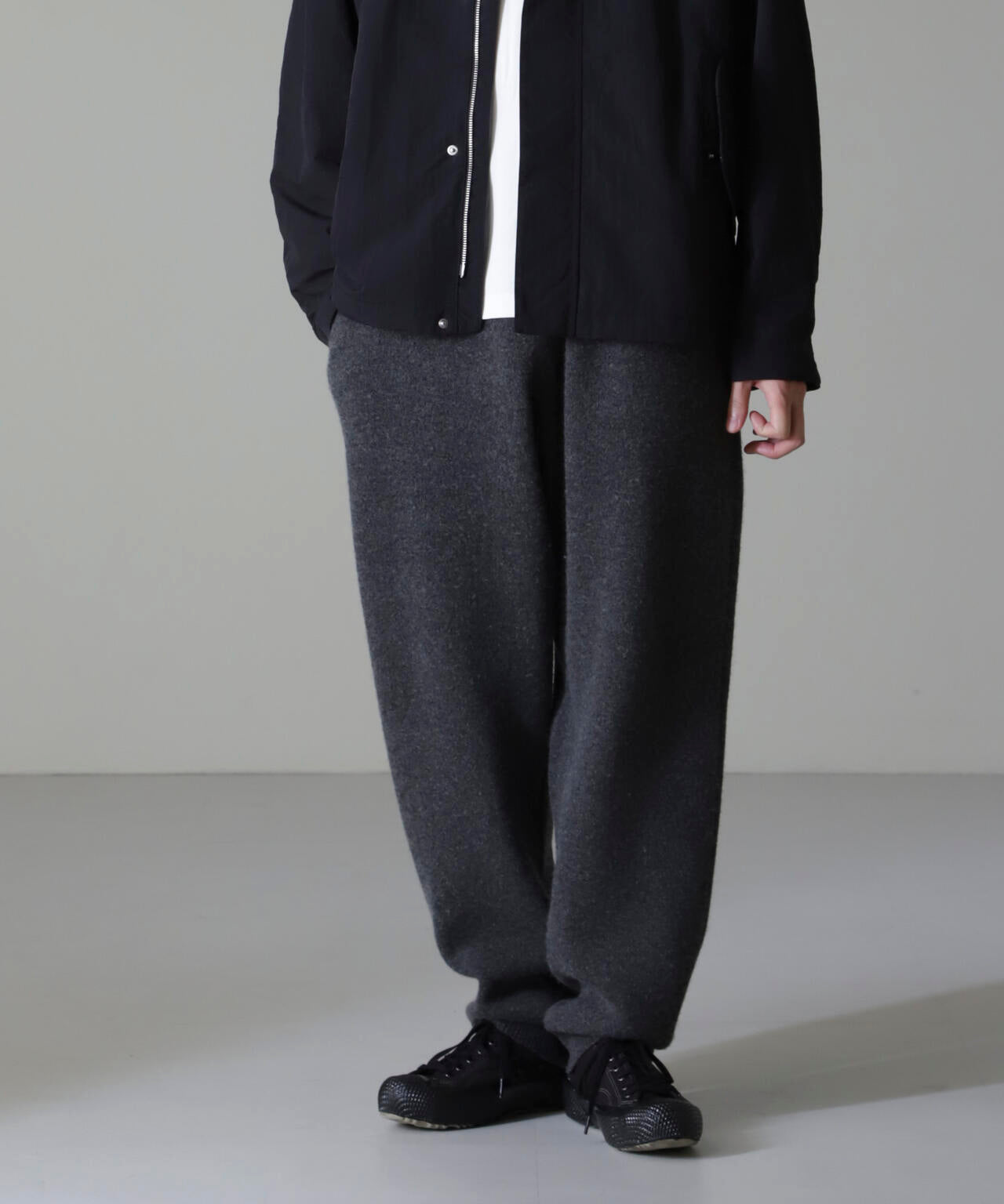 AQUA ウールカシミヤニットパンツ 6684222215